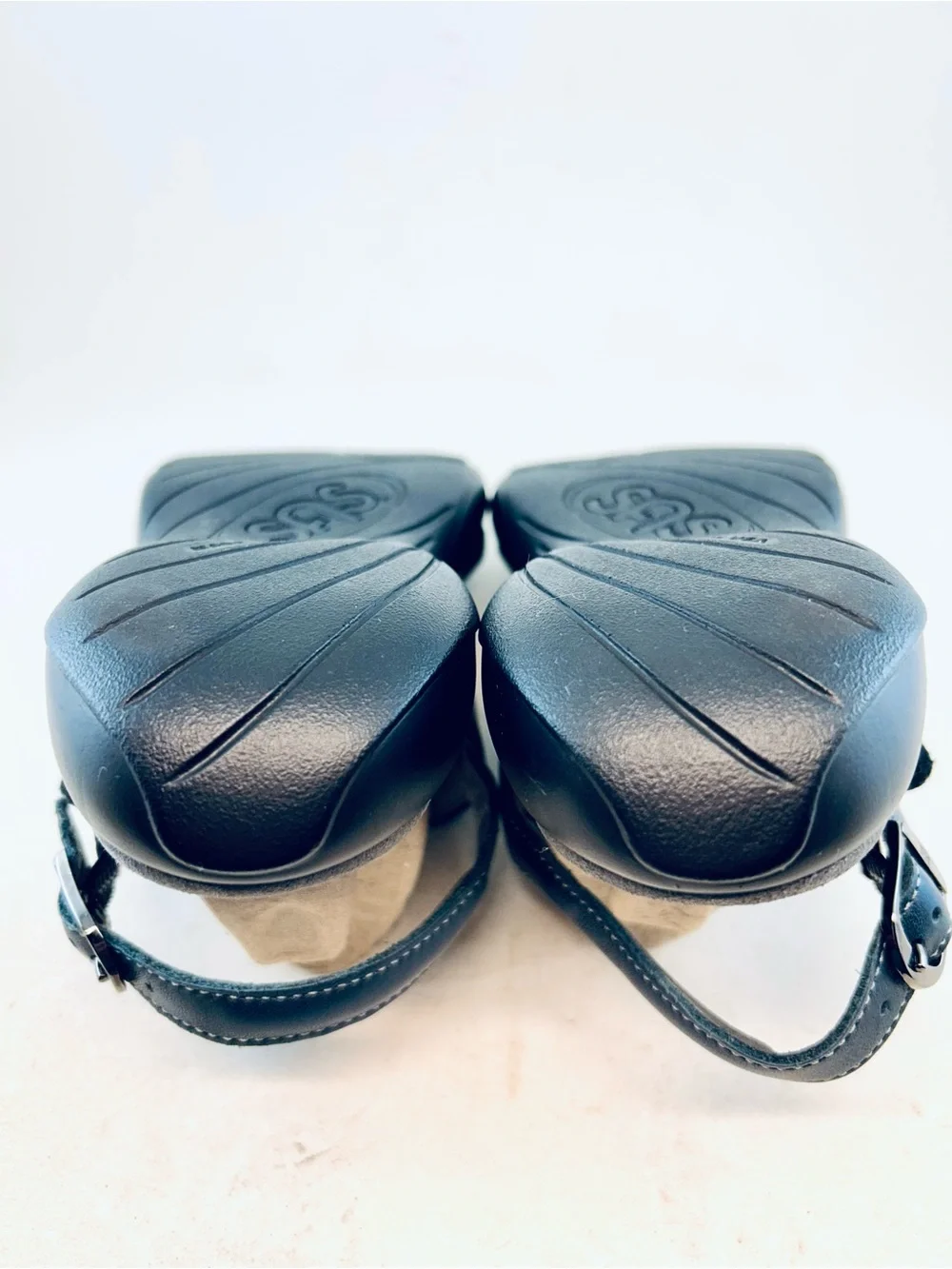 SAS Navy Blue Nudu Adjustable Heel Strap Sandals size 6 M - Picture 11 of 11